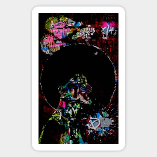 AFRO LADY Sticker